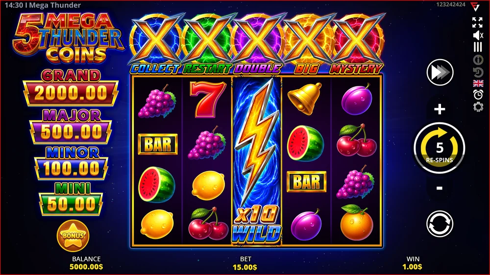 Meine Session, Bildschirm für Bildschirm — 5 Mega Thunder Coins screenshot 4 of 4